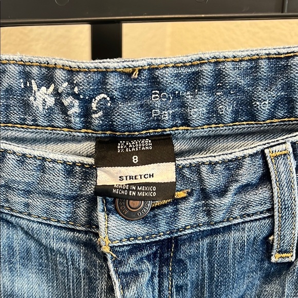 Mossimo Supply Co. Blue Slim Jeans with Vintage Fading - Picture 2 of 4